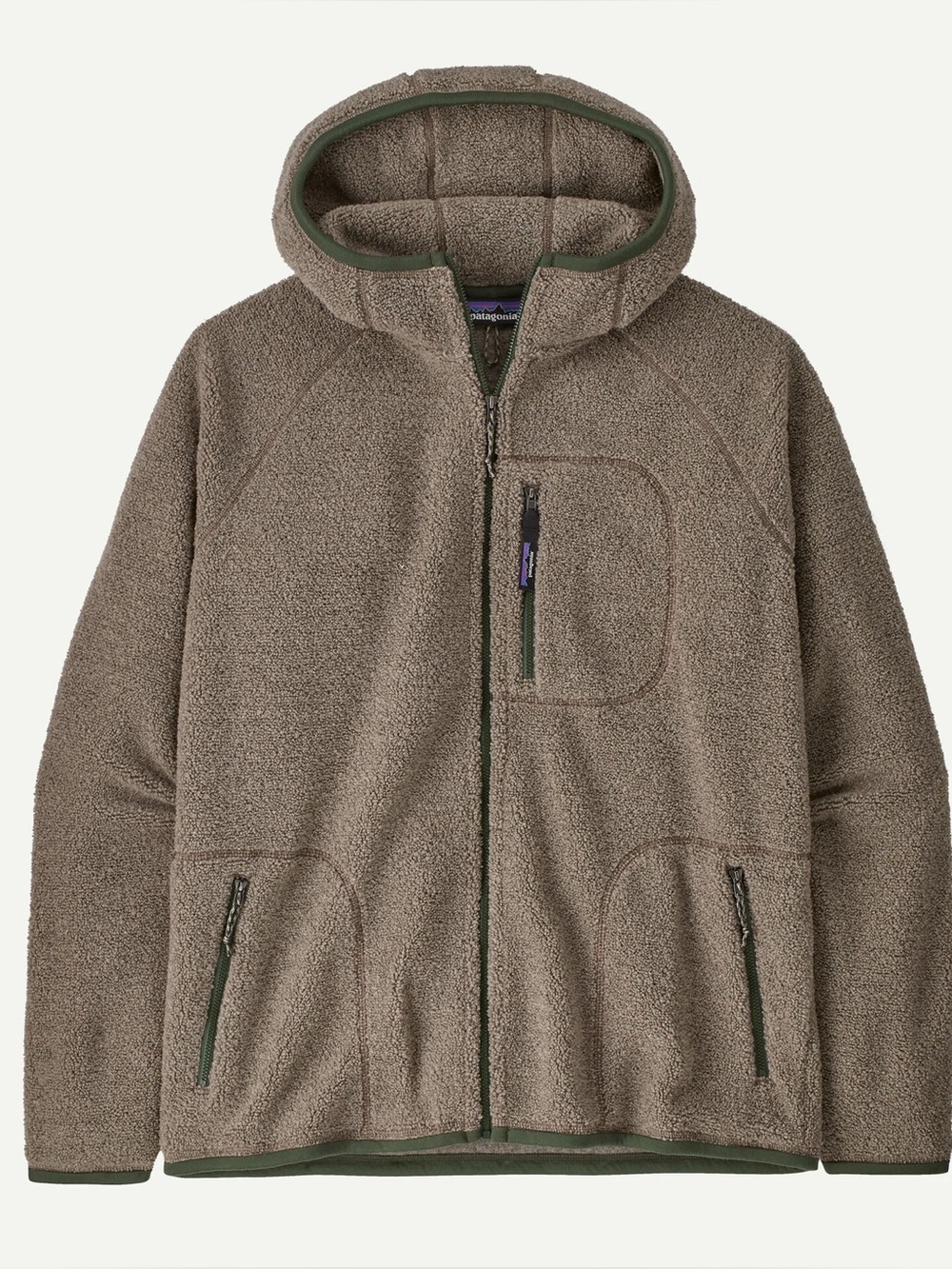 NWT Patagonia Men's Reclaimed Fleece Hoodie sz L seabird grey (D)